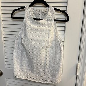A New Day White Eyelet Top